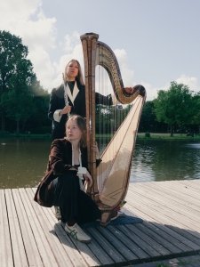 Duo DuFonte (Iara Perillo fluit en Hedwig Brieffies harp)